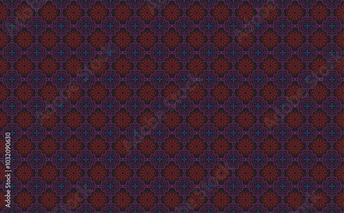 Wallpaper Mural Ethnic boho seamless pattern. Ethno ornament. Tribal art colorful repeatable background. Fabric design, wallpaper, wrapping
 Torontodigital.ca