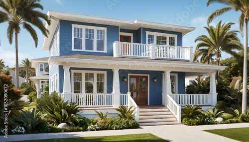 luxury home with trees