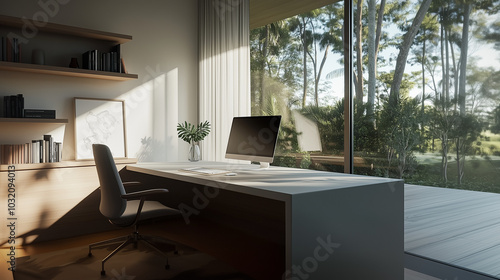 A modern, minimalist home o...