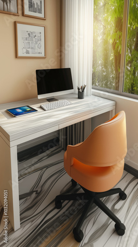 A modern, minimalist home o...