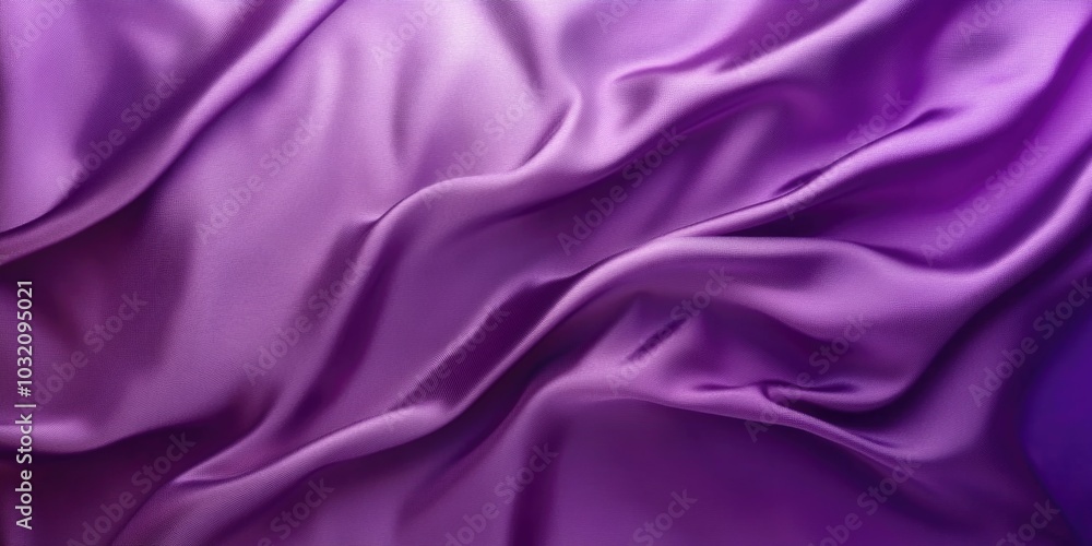 Fototapeta premium Vibrant Purple Silk Fabric