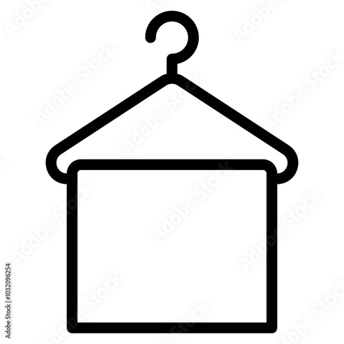 bath towel icon
