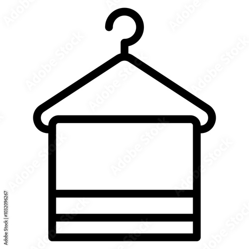 bath towel icon