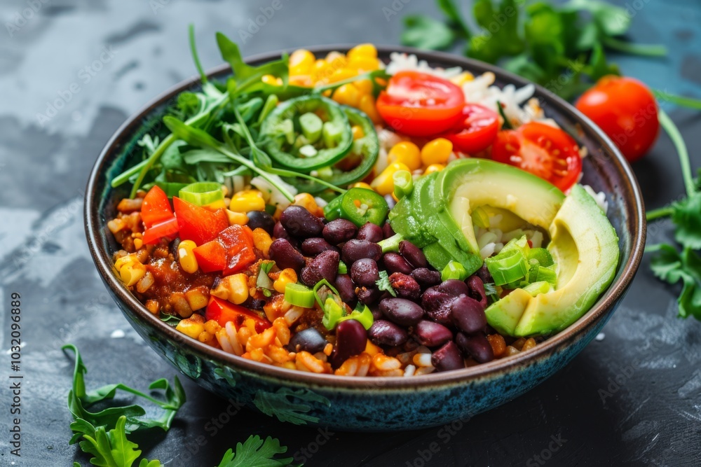 Cauliflower Rice Burrito Bowl Cauliflower Rice Burrito Bowl