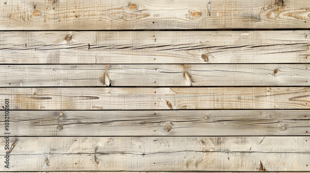 Obraz premium Close-up shot of wooden wall with visible knots