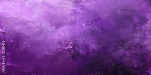 Fototapeta Naklejka Na Ścianę i Meble -  A striking purple background in an abstract painting symbolizes strength and resilience, encouraging patients on their journey to recovery.