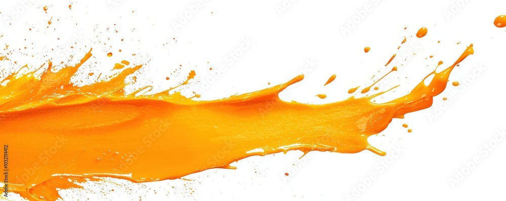 Stunning Orange Splash in Anime Style Presentation Stunning Orange Splash in Anime Style Presentation