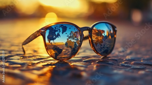 Wallpaper Mural World in Sunglasses Torontodigital.ca