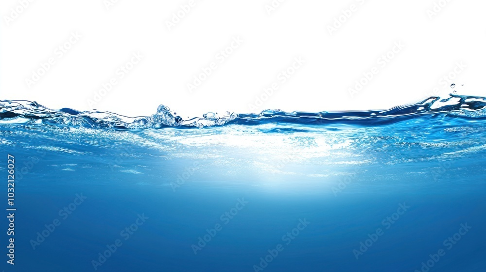 Water Surface with Bubbles Water Surface with Bubbles