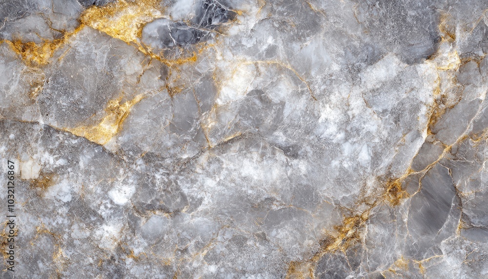 Fototapeta premium Elegant natural white, gold, and gray marble texture for wallpaper and tile design
