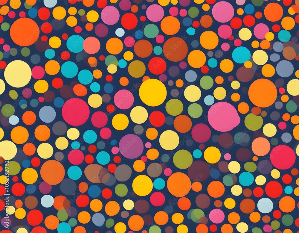 colorful polka dots with cool isolated pop art style background colorful polka dots with cool isolated pop art style background