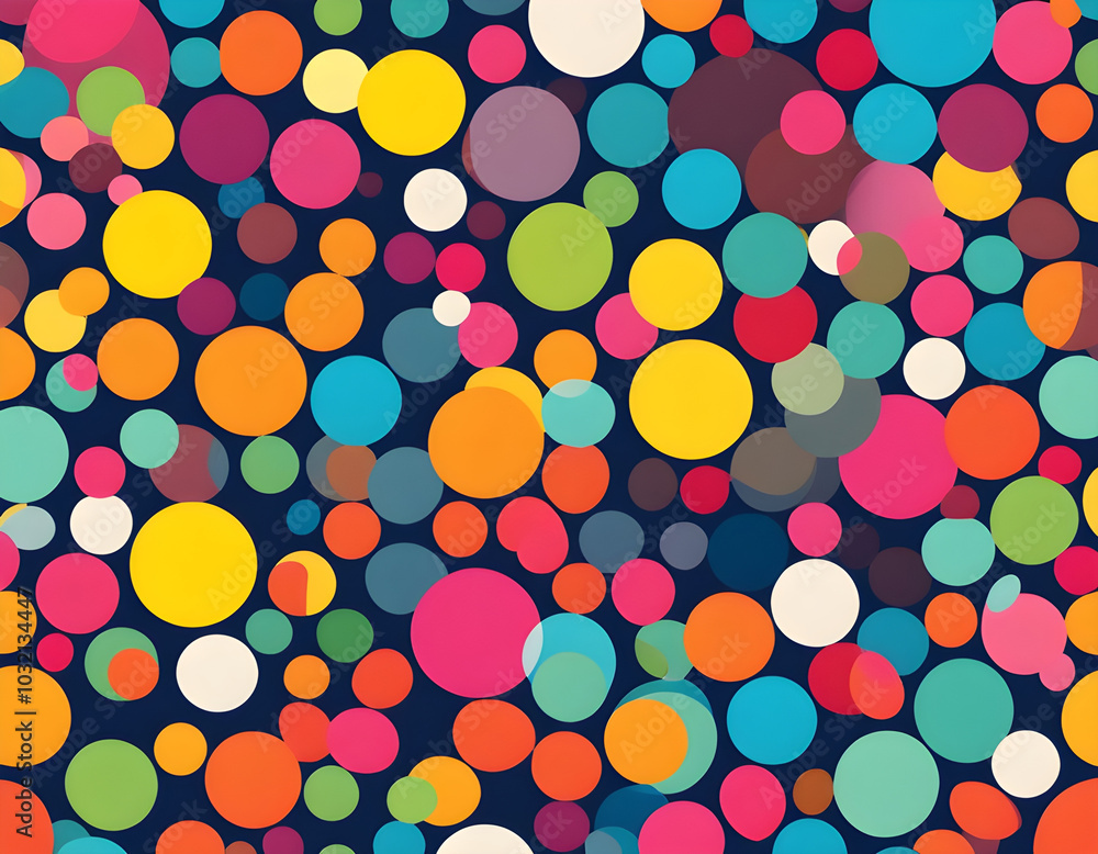 colorful polka dots with cool isolated pop art style background colorful polka dots with cool isolated pop art style background