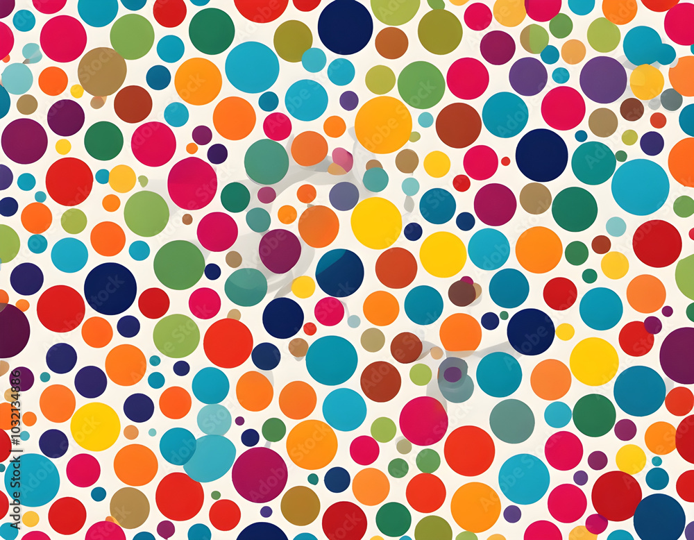 colorful polka dots with cool isolated pop art style background colorful polka dots with cool isolated pop art style background
