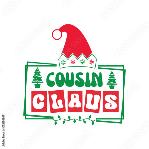 Cousin claus Svg Design