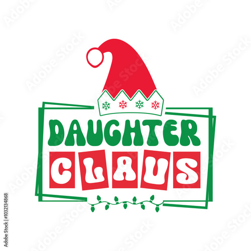 Daughter claus Svg Design