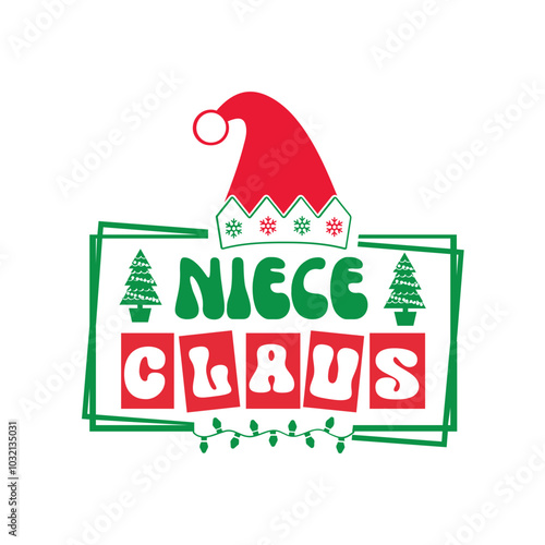 Niece claus Svg Design
