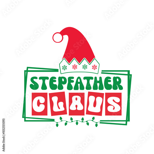 Stepfather claus Svg Design