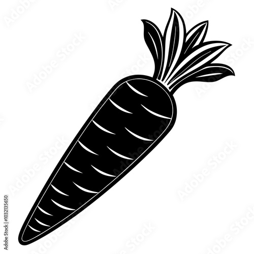 carrot vegetable silhouette 
