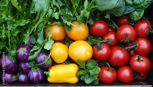 Exciting delivery of fresh organic vegetables to your doorstep in vibrant colors