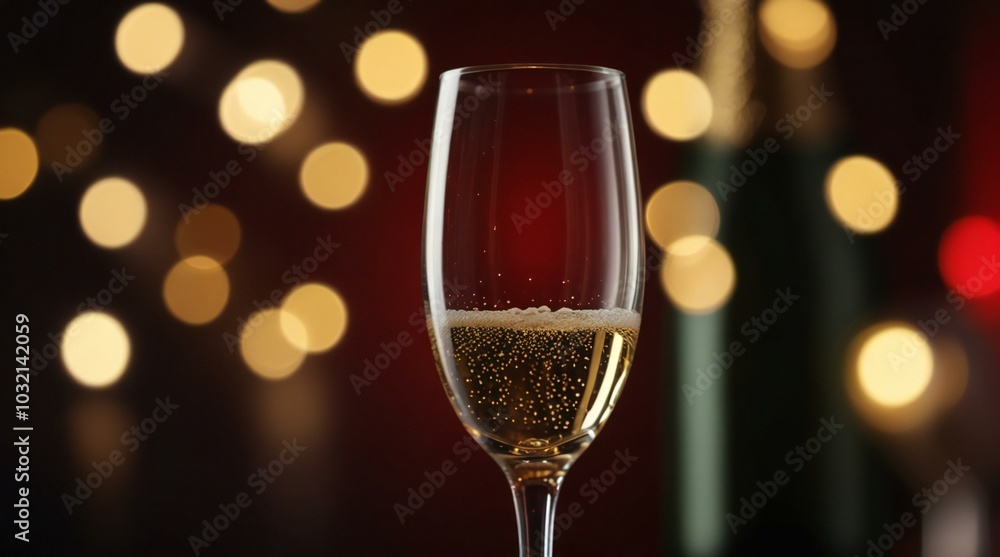 champagne and christmas tree champagne and christmas tree