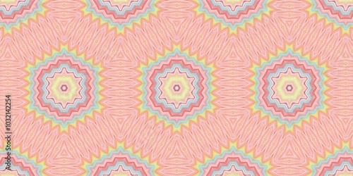 Abstract Kaleidoscope Geometry Psychedelic Art Pattern Background Wallpaper