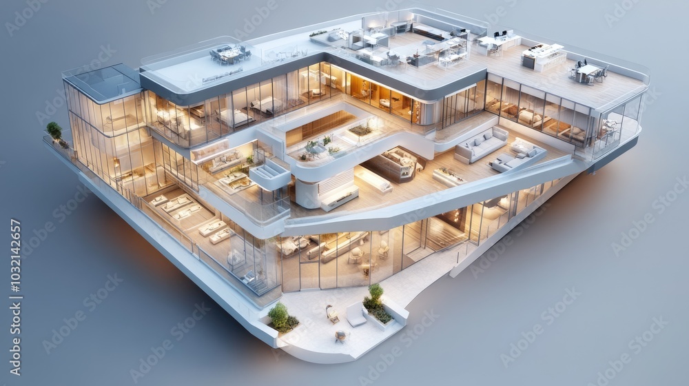 Modern Architectural Firm Design with Spacious Floors Modern Architectural Firm Design with Spacious Floors