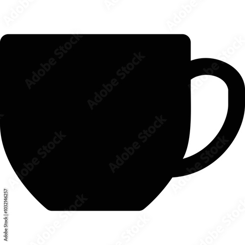 Simple vector icon espresso cup