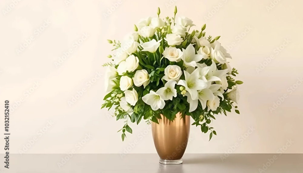 Fototapeta premium bouquet of snowdrops in a vase