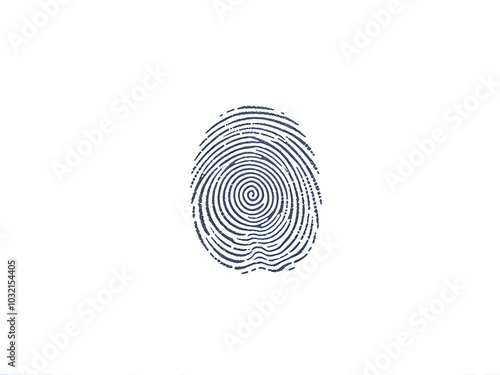 Wallpaper Mural fingerprint on transparent background Torontodigital.ca