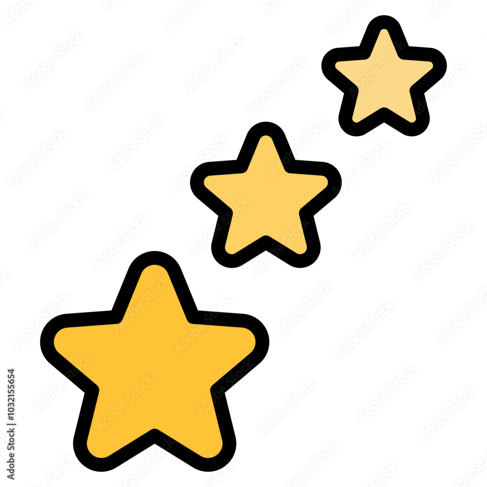 Fototapeta premium Gold Star Icon