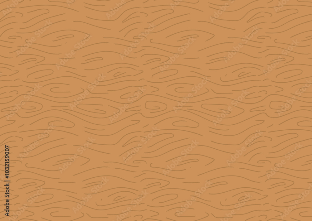 Horizontal wood texture pattern with flowing organic lines. Hand-drawn design in earthy brown tones. Stock vector illustration in minimalist, natural style. Horizontal wood texture pattern with flowing organic lines. Hand-drawn design in earthy brown tones. Stock vector illustration in minimalist, natural style.