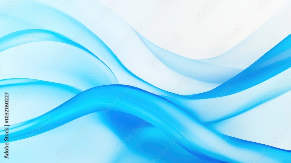 Abstract Blue Waves Background Abstract Blue Waves Background