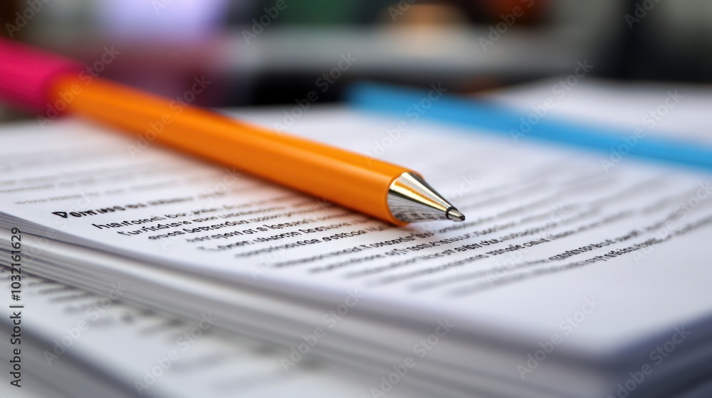A close-up of legal documents with highlighted sections on new business rules A close-up of legal documents with highlighted sections on new business rules