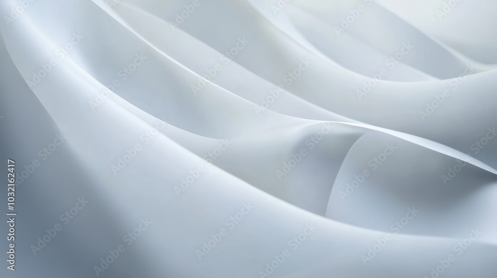 Abstract White Fabric Drapes Abstract White Fabric Drapes