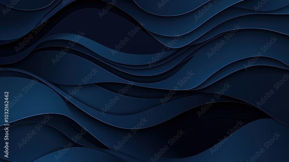 Abstract Blue Wave Pattern Abstract Blue Wave Pattern