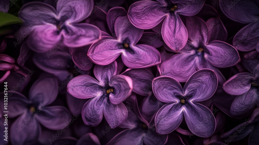 sumptuous purple hues dominate as lilac blossoms fill the frame velvety petals capture subtle light, creating depth dark, moody atmosphere evokes mystery macro details reveal intricate floral sumptuous purple hues dominate as lilac blossoms fill the frame velvety petals capture subtle light, creating depth dark, moody atmosphere evokes mystery macro details reveal intricate floral
