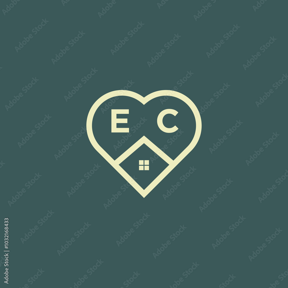 initial letter real estate logo design stock vector initial letter real estate logo design stock vector
