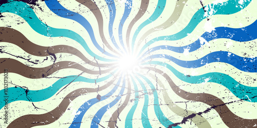 Sun rays, abstract background. Sunburst, summer banner. Vector illustration.