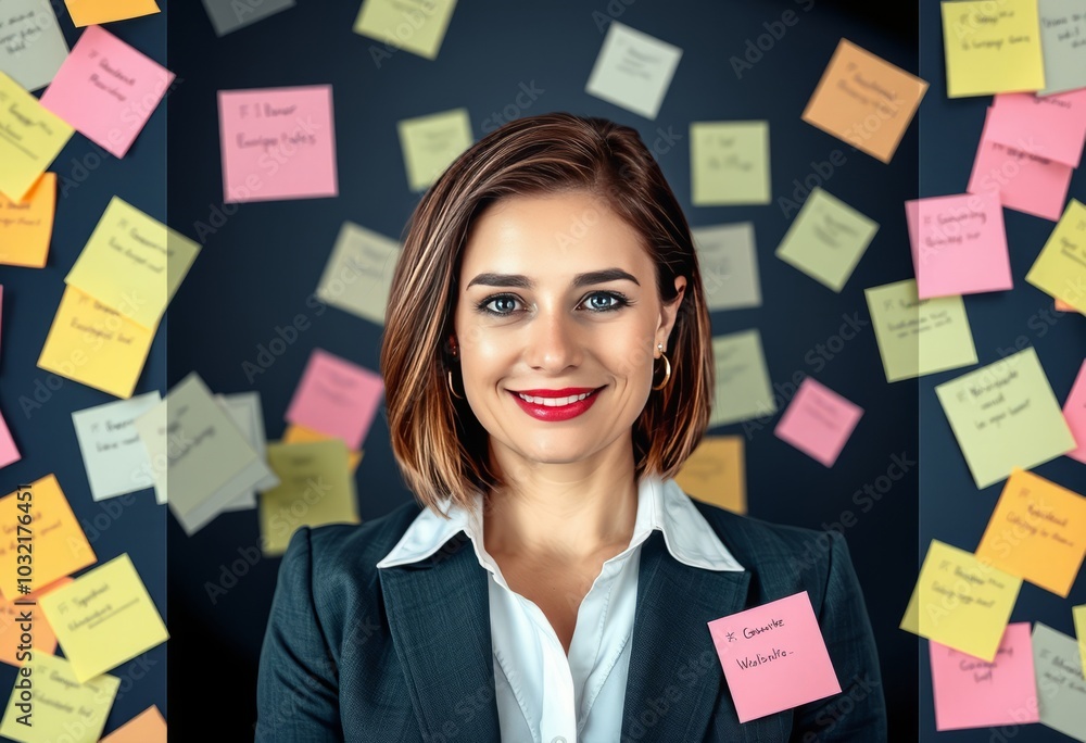 Photogrammed Collaborator A photogram of the businesswoman's fac Photogrammed Collaborator A photogram of the businesswoman's fac
