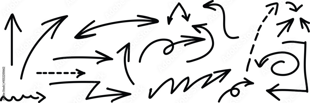 Simple hand drawn lines collection black arrows. Set of black arrows. Set of simple lines. Arrows collection. Simple hand drawn lines collection black arrows. Set of black arrows. Set of simple lines. Arrows collection.