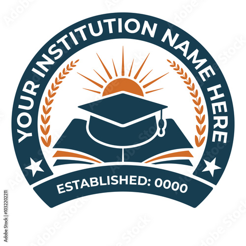 Education logo design template for school and organization