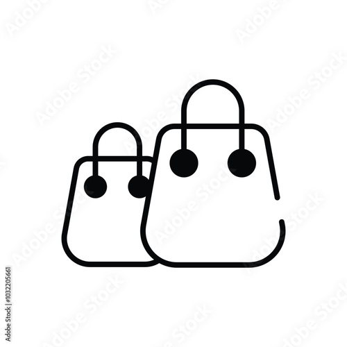 Shopaholic vector icon