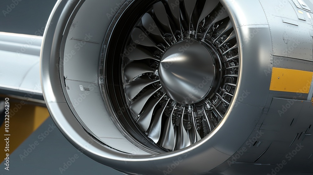 Close-Up of a Jet Engine Close-Up of a Jet Engine