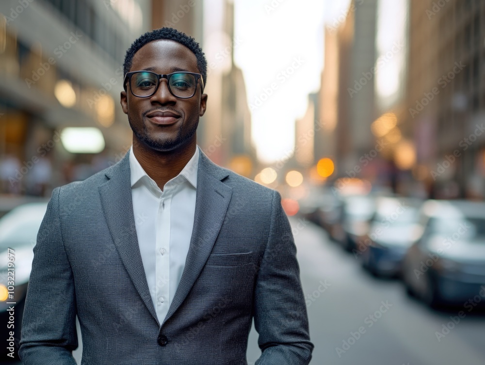 Professional Businessman on Street Professional Businessman on Street