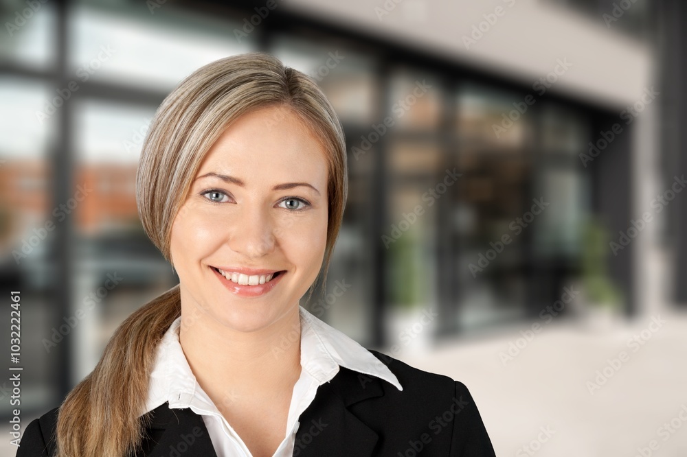 Young smart business woman posing at work Young smart business woman posing at work
