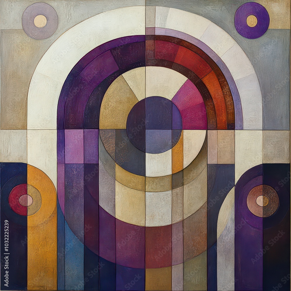 Obraz premium Geometric Abstract Painting