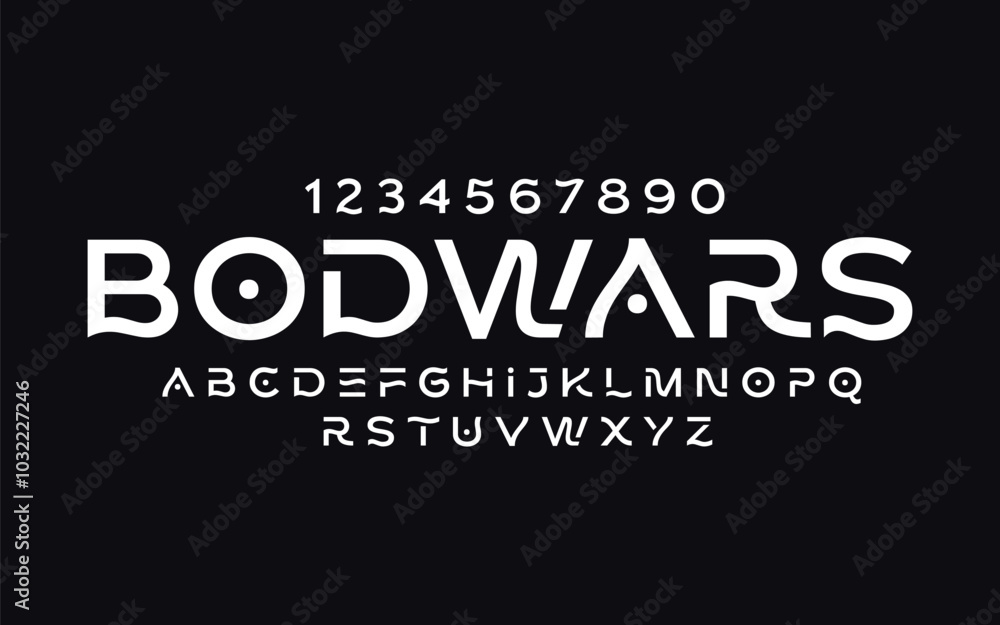 abstract digital alphabet font Minimal technology typography abstract digital alphabet font Minimal technology typography