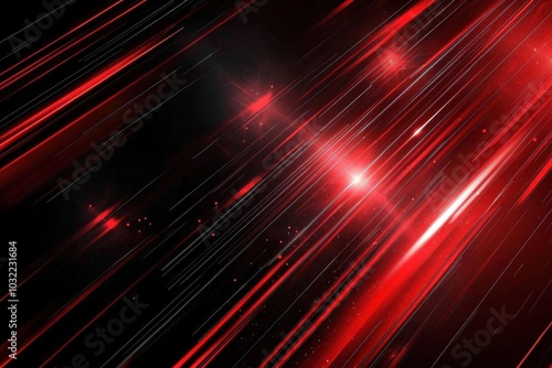 A dynamic abstract background featuring red and black streaks of light, creating a sense of movement and energy.