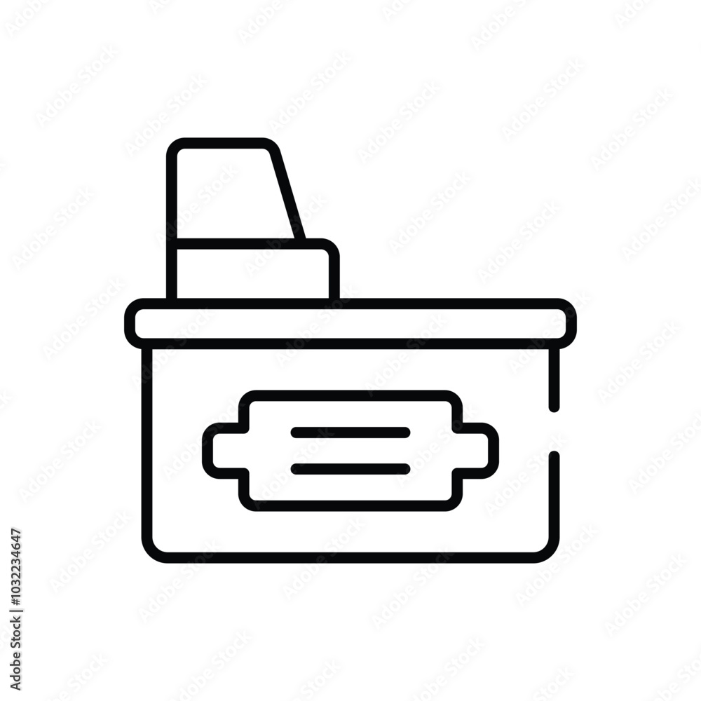 Checkout Counter vector icon Checkout Counter vector icon