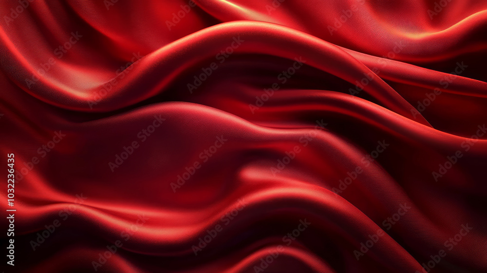 3D render red silk flowing texture texture abstract background 3D render red silk flowing texture texture abstract background